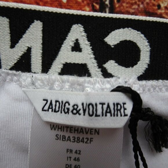 NWT Zadig & Voltaire 2-PC Swimsuit Bikini Top Bottoms Whitehaven White Blanc 10 - Picture 10 of 11